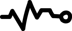 Lifeline Hand Drawn Status Line Sticker Svg Vector, Free Vectors File